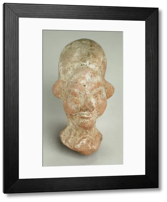 Framed Print : Elongated Female Head, 5th-6th century. Creator: Unknown Framed Print : Elongated Female Head, 5th-6th century. Creator: Unknown