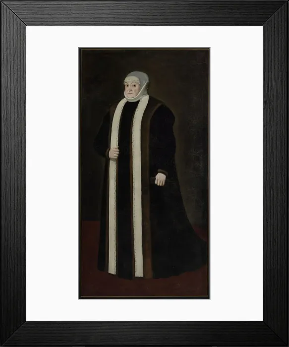 Framed Print : Portrait of Bona Sforza (1494-1557), Queen of Poland, First Half of 17th cen.. Creator: Anonymous Framed Print : Portrait of Bona Sforza (1494-1557), Queen of Poland, First Half of 17th cen.. Creator: Anonymous
