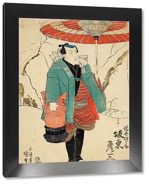 The Actor Bando Hikosaburo, 19th century. Creator: Utagawa Kunisada