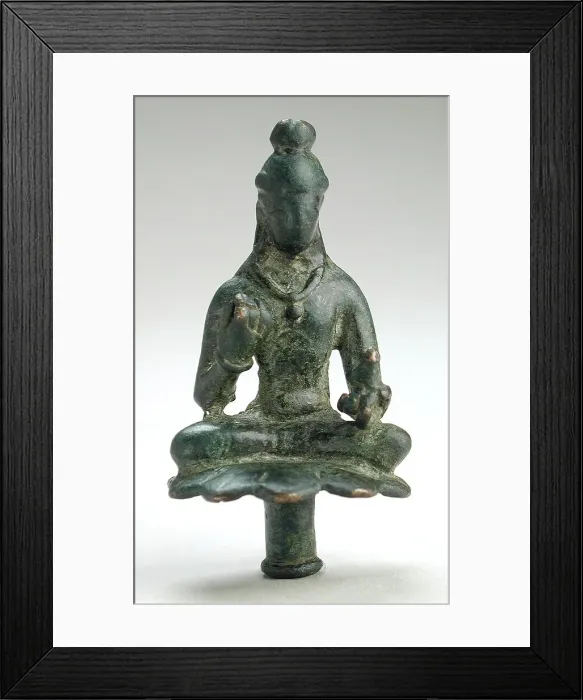 Framed Print : The Bodhisattva Maitreya, 5th century. Creator: Unknown Framed Print : The Bodhisattva Maitreya, 5th century. Creator: Unknown