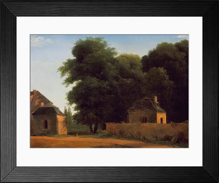 Framed Print : Entry to the Park at St. Cloud, 1810. Creator: Jean-Victor Bertin Framed Print : Entry to the Park at St. Cloud, 1810. Creator: Jean-Victor Bertin