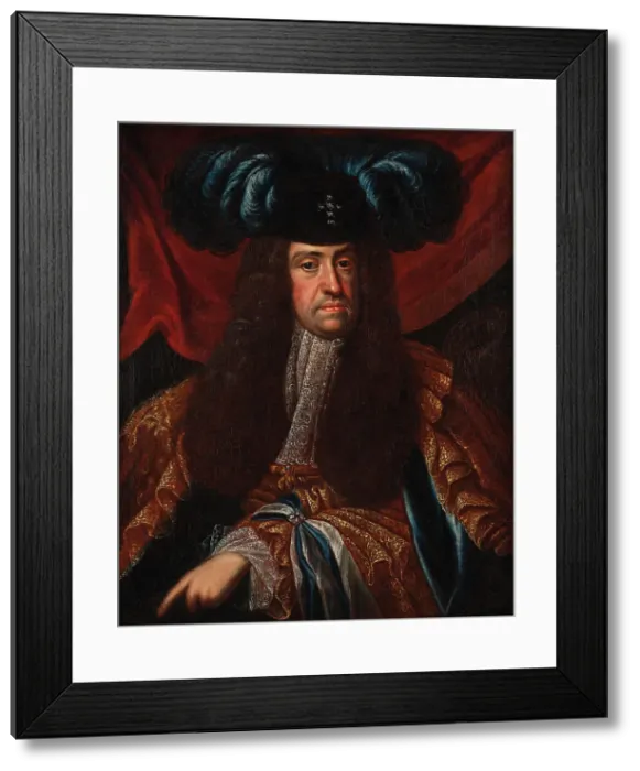 Framed Print : Portrait of Charles VI (1685-1740), Holy Roman Emperor, ca 1720. Creator: Anonymous Framed Print : Portrait of Charles VI (1685-1740), Holy Roman Emperor, ca 1720. Creator: Anonymous