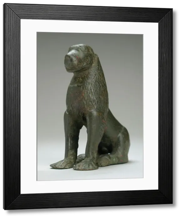 Framed Print : Lion, 6th century. Creator: Unknown Framed Print : Lion, 6th century. Creator: Unknown