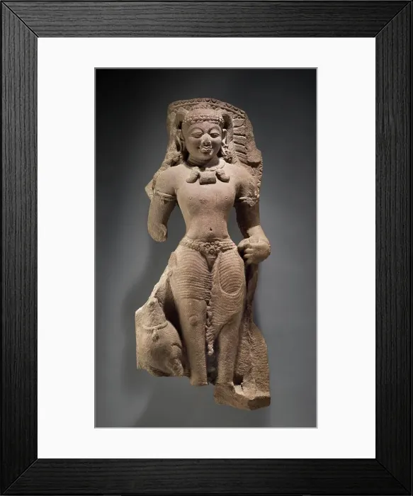 Framed Print : Kumara, The Divine General, 7th century. Creator: Unknown Framed Print : Kumara, The Divine General, 7th century. Creator: Unknown
