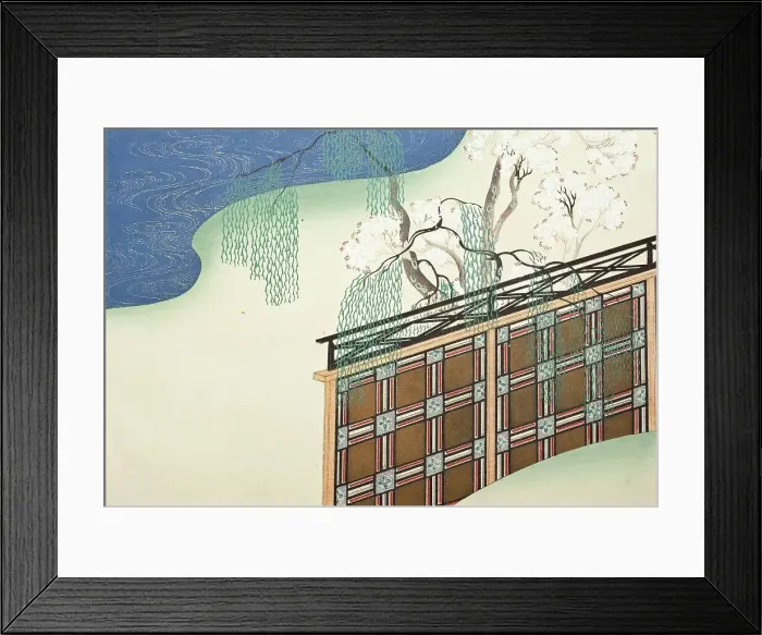 Framed Print : A Thousand Grasses (Chigusa) (image 11 of 33), 1900. Creator: Kamisaka Sekka Framed Print : A Thousand Grasses (Chigusa) (image 11 of 33), 1900. Creator: Kamisaka Sekka