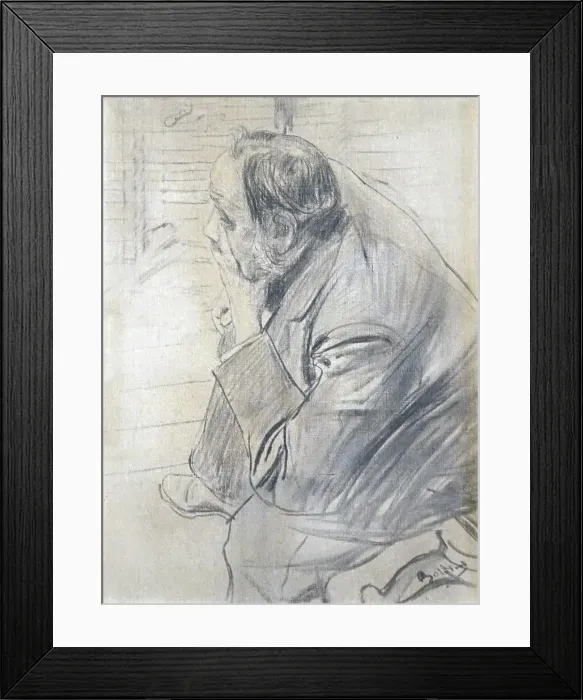 Framed Print : Portrait of Edgar Degas. Creator: Boldini, Giovanni (1842-1931) Framed Print : Portrait of Edgar Degas. Creator: Boldini, Giovanni (1842-1931)