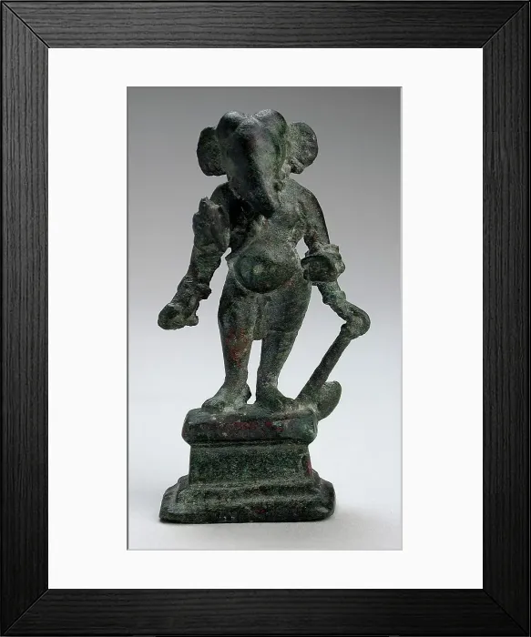 Framed Print : Ganesha, Lord of Obstacles, 7th century. Creator: Unknown