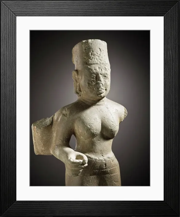 Framed Print : The Hindu Goddess Durga (image 2 of 2), 7th-8th century. Creator: Unknown Framed Print : The Hindu Goddess Durga (image 2 of 2), 7th-8th century. Creator: Unknown