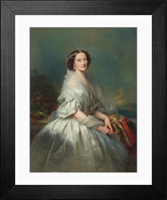 Framed Print : Portrait of Elzbieta (Eliza) Krasinska, née Branicka (1820-1876), 1857. Creator: Winterhalter, Franz Xavier (1805-1873) Framed Print : Portrait of Elzbieta (Eliza) Krasinska, née Branicka (1820-1876), 1857. Creator: Winterhalter, Franz Xavier (1805-1873)
