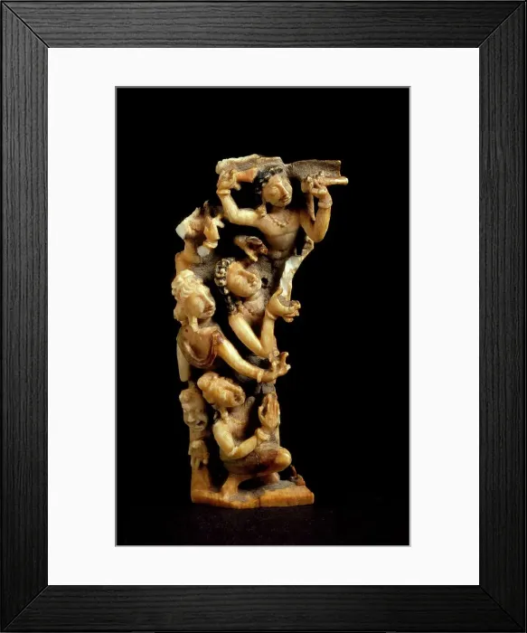 Framed Print : A Group of Attendants, 8th century or earlier. Creator: Unknown Framed Print : A Group of Attendants, 8th century or earlier. Creator: Unknown