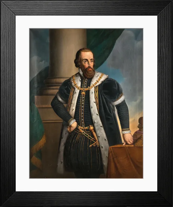 Framed Print : Portrait of Emperor Ferdinand I (1503-1564). Creator: Anonymous Framed Print : Portrait of Emperor Ferdinand I (1503-1564). Creator: Anonymous