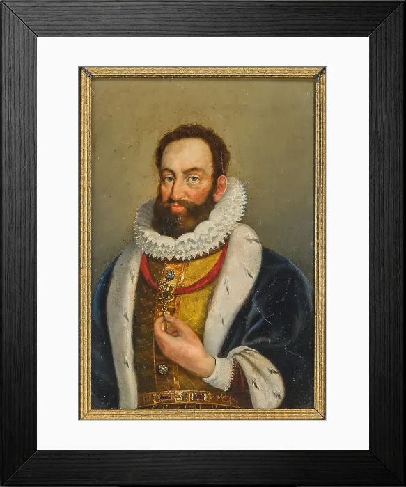 Framed Print : Portrait of Emperor Ferdinand I (1503-1564). Creator: Anonymous Framed Print : Portrait of Emperor Ferdinand I (1503-1564). Creator: Anonymous