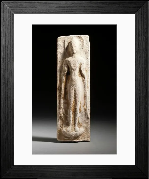 Framed Print : Votive Tablet with Buddha, 9th century. Creator: Unknown Framed Print : Votive Tablet with Buddha, 9th century. Creator: Unknown