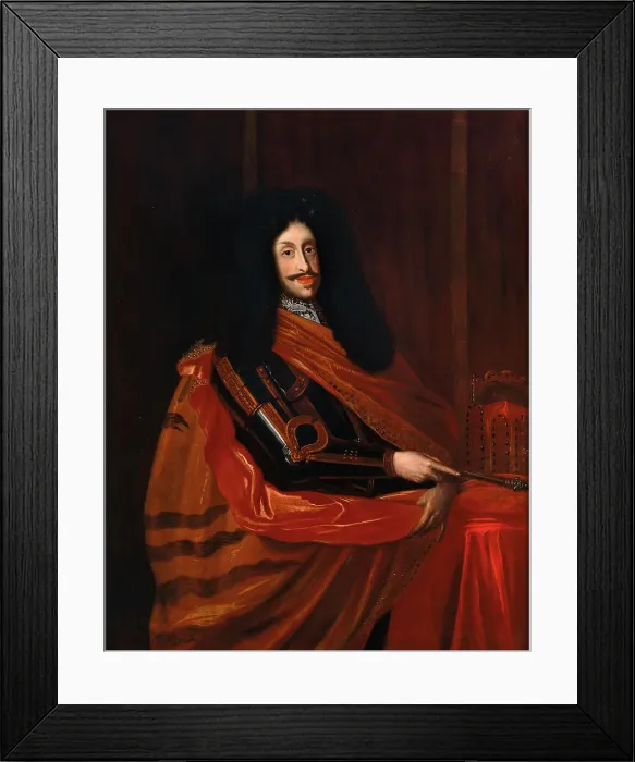 Framed Print : Portrait of Emperor Leopold I (1640-1705), um 1700. Creator: Anonymous Framed Print : Portrait of Emperor Leopold I (1640-1705), um 1700. Creator: Anonymous