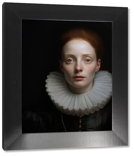 AI Image - Portrait of Mary, Queen of Scots, 1560s, (2023). Creator: Heritage Images