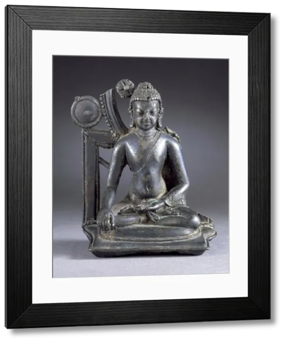 Framed Print : Buddha Shakyamuni or the Jina Buddha Akshobhya, 9th-10th century. Creator: Unknown Framed Print : Buddha Shakyamuni or the Jina Buddha Akshobhya, 9th-10th century. Creator: Unknown