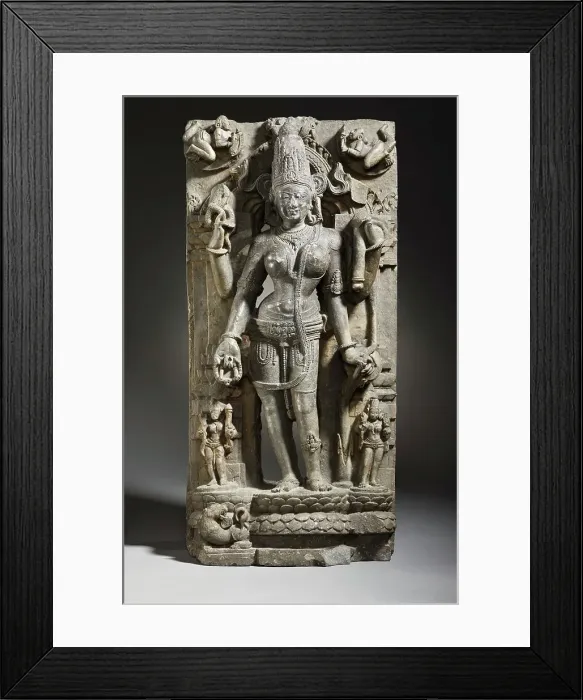 Framed Print : The Hindu Goddess Parvati, between 1050 and 1100. Creator: Unknown Framed Print : The Hindu Goddess Parvati, between 1050 and 1100. Creator: Unknown