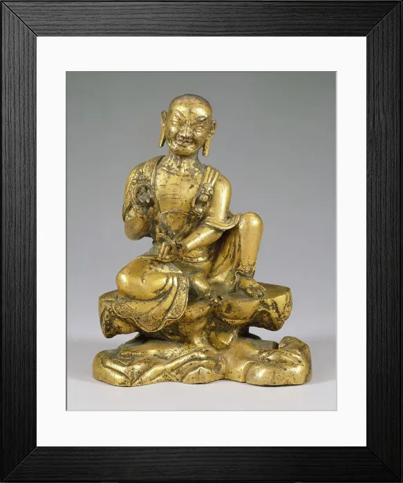 Framed Print : The Arhat Kalika, between 1450 and 1500. Creator: Unknown Framed Print : The Arhat Kalika, between 1450 and 1500. Creator: Unknown