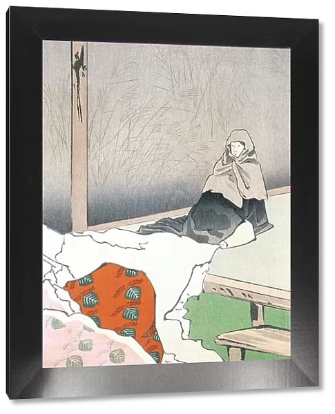 The Dancer Hotoke Gozen at Gioji (image 3 of 3), published in 1897. Creator: Kobayashi Kiyochika