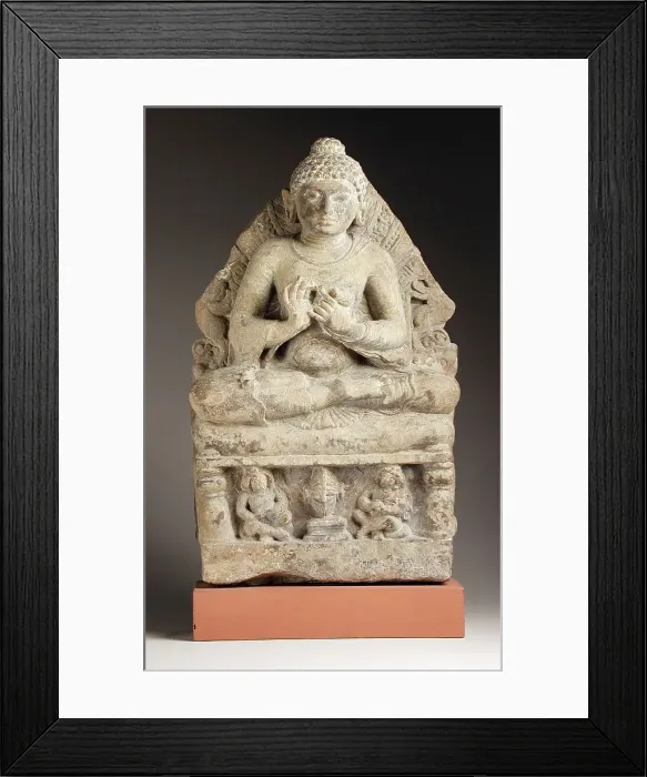 Framed Print : Buddha Shakyamuni, between 400 and 600. Creator: Unknown Framed Print : Buddha Shakyamuni, between 400 and 600. Creator: Unknown