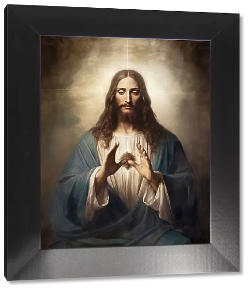 AI Image - Illustration of Jesus Christ, 2023. Creator: Heritage Images