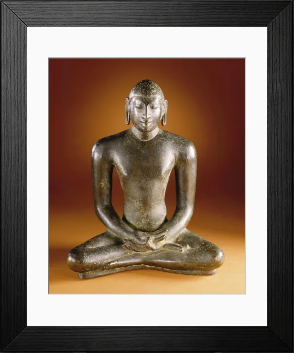 Framed Print : Jina Mahavira (?), between 850 and 900. Creator: Unknown Framed Print : Jina Mahavira (?), between 850 and 900. Creator: Unknown