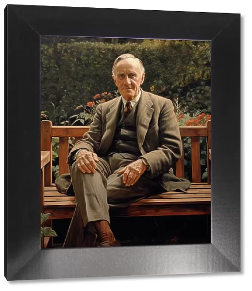AI Image - Portrait of J.R.R. Tolkien, 1960s, (2023). Creators: Heritage Images, J. R. R. Tolkien