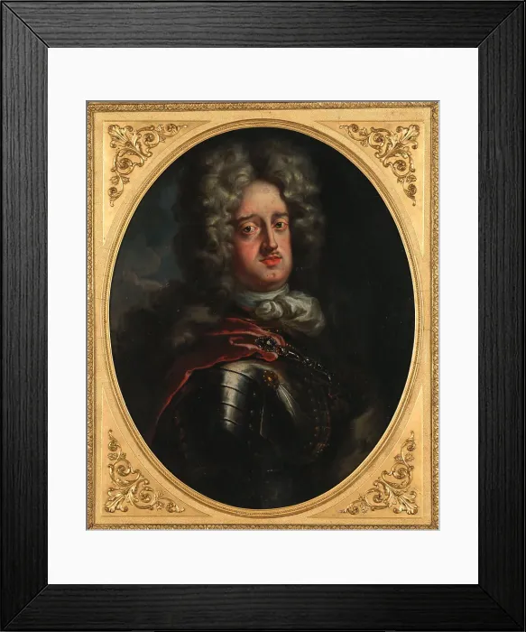 Framed Print : Portrait of Johann Wilhelm II (1658-1716), Elector Palatine. Creator: Douven, Jan Frans van (1656-1727) Framed Print : Portrait of Johann Wilhelm II (1658-1716), Elector Palatine. Creator: Douven, Jan Frans van (1656-1727)