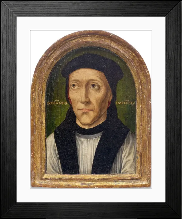 Framed Print : Portrait of John Fisher (1469-1535). Creator: Utrecht, Jacob Claesz. van (ca. 1480-ca. 1530) Framed Print : Portrait of John Fisher (1469-1535). Creator: Utrecht, Jacob Claesz. van (ca. 1480-ca. 1530)