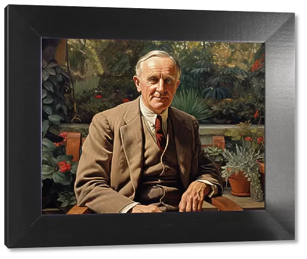 AI Image - Portrait of J.R.R. Tolkien, 1960s, (2023). Creators: Heritage Images, J. R. R. Tolkien
