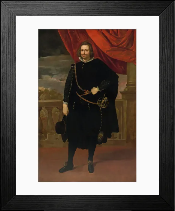 Framed Print : Portrait of John, Duke of Braganza, future John IV, King of Portugal (1604-1656), ca 1628. Creator: Rubens, Peter Paul, (School) Framed Print : Portrait of John, Duke of Braganza, future John IV, King of Portugal (1604-1656), ca 1628. Creator: Rubens, Peter Paul, (School)