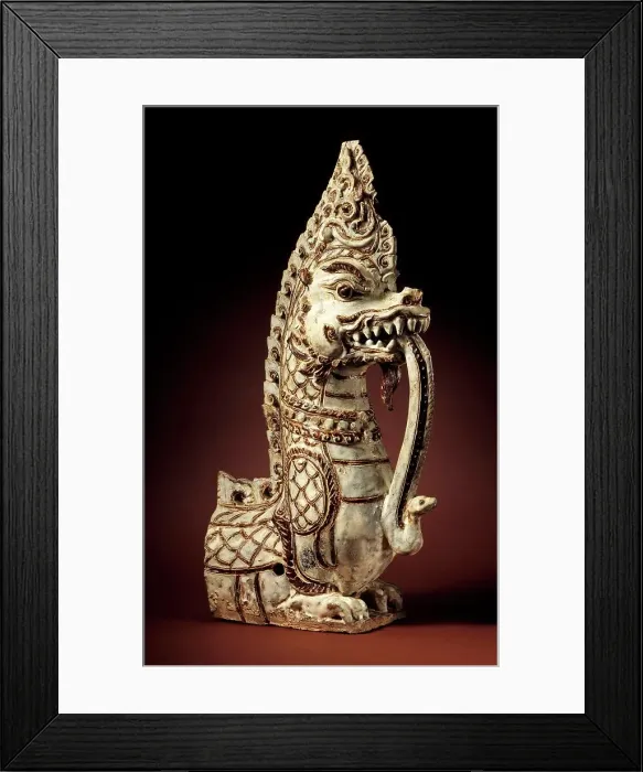 Framed Print : Architectural Fitting in the Form of a Serpent, between c.1400 and c.1500. Creator: Unknown Framed Print : Architectural Fitting in the Form of a Serpent, between c.1400 and c.1500. Creator: Unknown