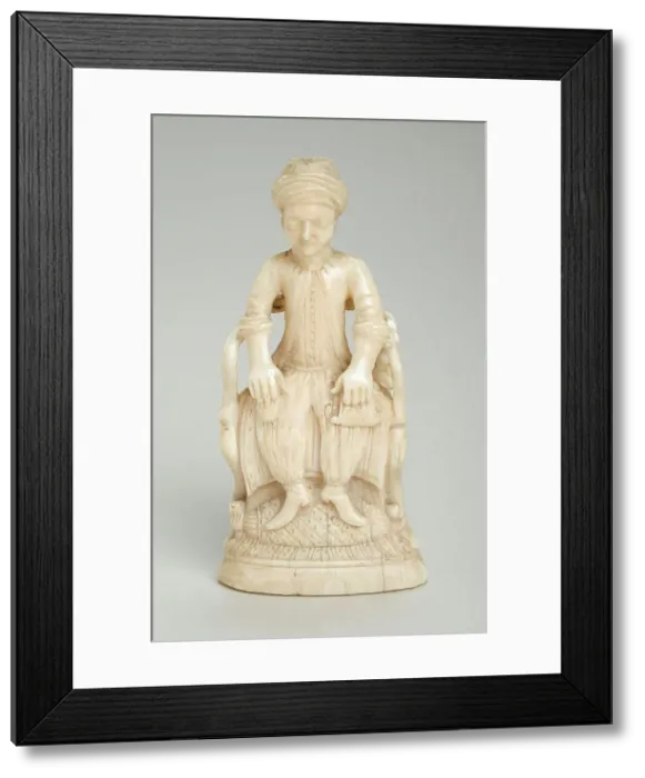Framed Print : Indian Civil Servant(?), between c.1750 and c.1800. Creator: Unknown Framed Print : Indian Civil Servant(?), between c.1750 and c.1800. Creator: Unknown