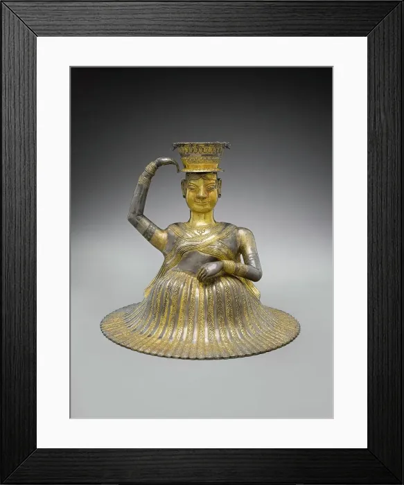 Framed Print : Base for a Water Pipe (huqqa) in the Form of a Dancer (image 2 of 3), between c.1750 and c.1900. Creator: Unknown Framed Print : Base for a Water Pipe (huqqa) in the Form of a Dancer (image 2 of 3), between c.1750 and c.1900. Creator: Unknown