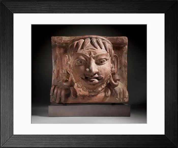 Framed Print : Rahu, The Demon of Eclipses, between c.500 and c.550. Creator: Unknown Framed Print : Rahu, The Demon of Eclipses, between c.500 and c.550. Creator: Unknown