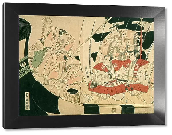 Seven Actors as the Gods of Good Fortune, Late 18th-early 19th century. Creator: Utagawa Toyokuni I
