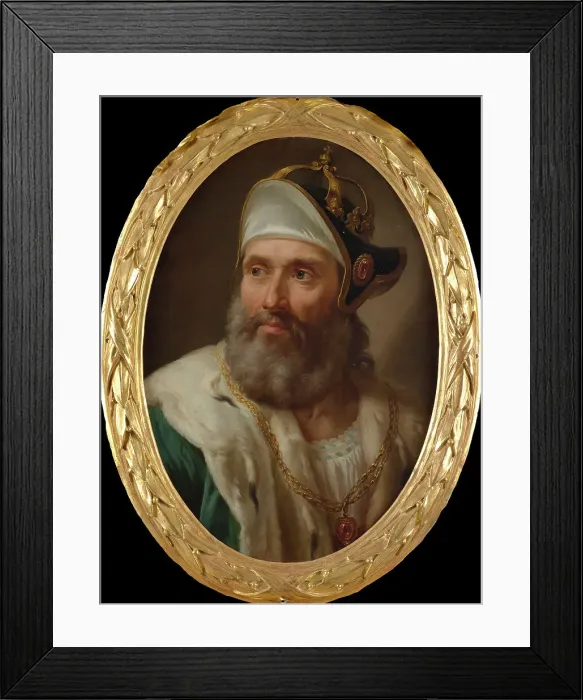 Framed Print : Portrait of King Wenceslaus II of Bohemia (1271-1305), 1768-1771. Creator: Bacciarelli, Marcello (1731-1818) Framed Print : Portrait of King Wenceslaus II of Bohemia (1271-1305), 1768-1771. Creator: Bacciarelli, Marcello (1731-1818)