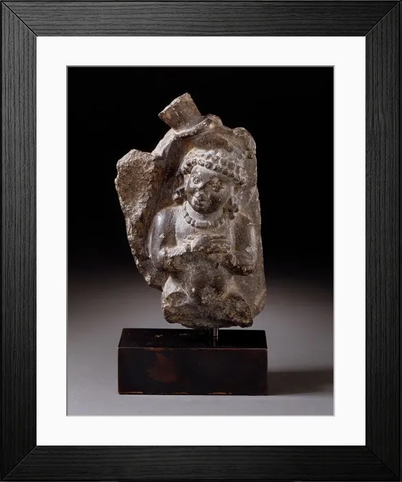 Framed Print : Vishnu's Personified Wheel, between c.600 and c.650. Creator: Unknown Framed Print : Vishnu's Personified Wheel, between c.600 and c.650. Creator: Unknown