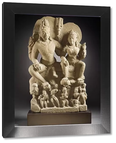Umapati (Shiva, the Primeval Father God, and Uma, the Great Mother Goddess), between c.750 and c.800 Creator: Unknown