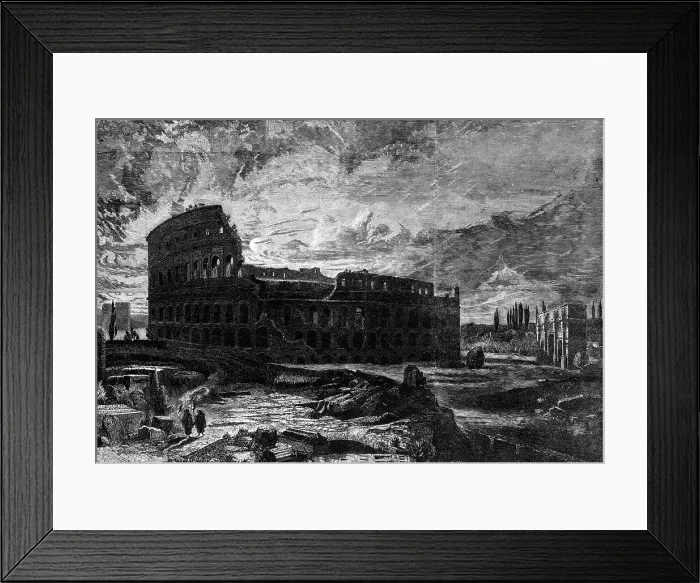 Framed Print : The Coliseum, Rome, by F.L. Bridell in the Royal Academy Exhibition, 1860. Creator: Thomas Gilks. The Coliseum, Rome, by F.L. Bridell in the Royal Academy Exhibition, 1860. Creator: Thomas Gilks Framed Print : The Coliseum, Rome, by F.L. Bridell in the Royal Academy Exhibition, 1860. Creator: Thomas Gilks. The Coliseum, Rome, by F.L. Bridell in the Royal Academy Exhibition, 1860. Creator: Thomas Gilks