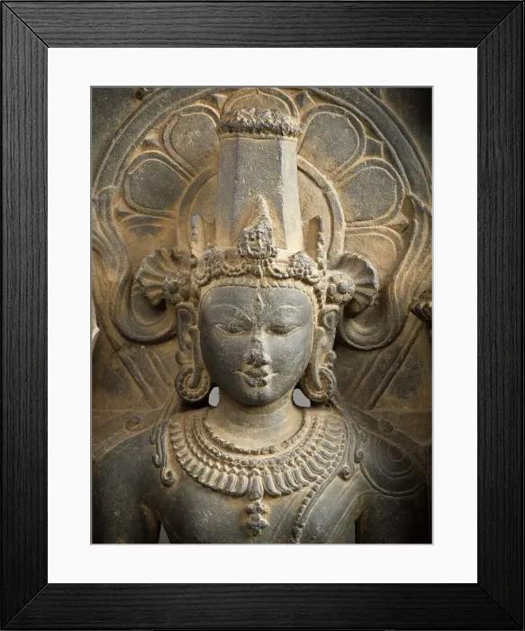 Framed Print : The Hindu God Vishnu in his Emanation as Narayana (image 11 of 12), c.1000. Creator: Unknown Framed Print : The Hindu God Vishnu in his Emanation as Narayana (image 11 of 12), c.1000. Creator: Unknown