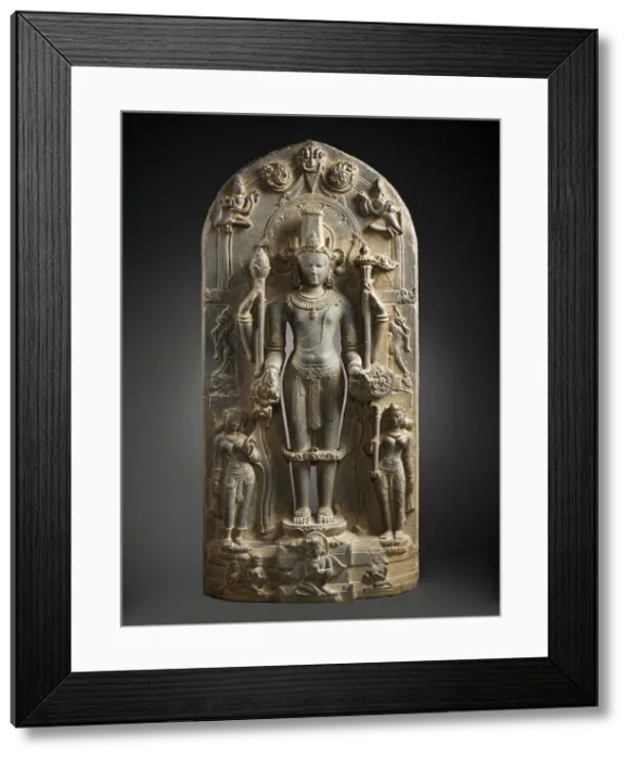 Framed Print : The Hindu God Vishnu in his Emanation as Narayana (image 1 of 12), c.1000. Creator: Unknown Framed Print : The Hindu God Vishnu in his Emanation as Narayana (image 1 of 12), c.1000. Creator: Unknown