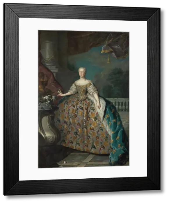 Framed Print : Portrait of Maria Teresa Rafaela (1726-1746), Infanta of Spain, c.1745. Creator: Anonymous Framed Print : Portrait of Maria Teresa Rafaela (1726-1746), Infanta of Spain, c.1745. Creator: Anonymous
