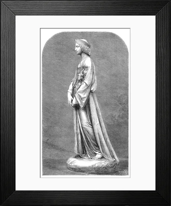 Framed Print : Sculpture: Chastity, by J. Durham, in the Royal Academy Exhibition, 1860. Creator: Smyth. Sculpture: Chastity, by J. Durham, in the Royal Academy Exhibition, 1860. Creator: Smyth Framed Print : Sculpture: Chastity, by J. Durham, in the Royal Academy Exhibition, 1860. Creator: Smyth. Sculpture: Chastity, by J. Durham, in the Royal Academy Exhibition, 1860. Creator: Smyth
