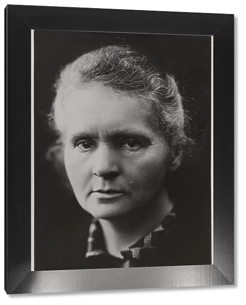 Portrait of Marie Curie (1867-1934). Creator: Manuel, Henri (1874-1947)