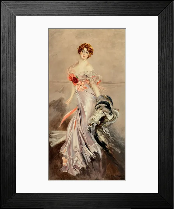 Framed Print : Portrait of Marthe Régnier (1880-1967), 1907. Creator: Boldini, Giovanni (1842-1931) Framed Print : Portrait of Marthe Régnier (1880-1967), 1907. Creator: Boldini, Giovanni (1842-1931)