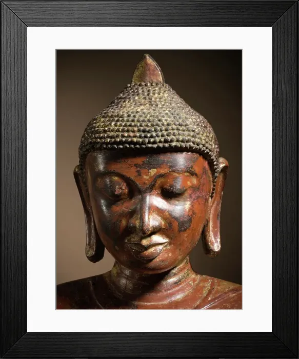 Framed Print : Buddha Shakyamuni (image 5 of 5), c.13th century. Creator: Unknown Framed Print : Buddha Shakyamuni (image 5 of 5), c.13th century. Creator: Unknown