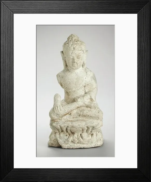 Framed Print : A Buddha, c.14th century or later. Creator: Unknown Framed Print : A Buddha, c.14th century or later. Creator: Unknown