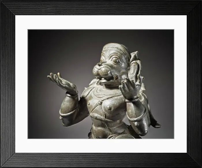Framed Print : Hanuman, The Divine Monkey, c.1600. Creator: Unknown