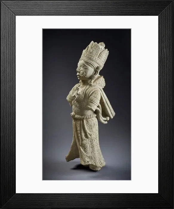Framed Print : Architectural Bracket in the Form of a Celestial Musician (image 2 of 3), c.16th century. Creator: Unknown Framed Print : Architectural Bracket in the Form of a Celestial Musician (image 2 of 3), c.16th century. Creator: Unknown